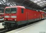 143 005 am 11.08.2005 in Leipzig Hbf.