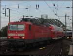DB 143 901 kommt als RB 27 von Koblenz und fhrt seine Endstation Kln Hbf an (03.07.2011)