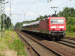 DB Regio Hessen 143 197-2 am 27.06.14 in Maintal Ost mit einer RB 55