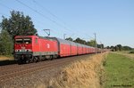 143 204-6 MEG mit Autozug bei Woltorf am 25.08.2016