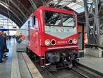 SRS 143 020-6 am 21.09.2024 beim Tag der Schiene in Leipzig Hbf.