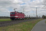 Mit einem Crafterzug rollte am 29.03.26 243 559 von Delta Rail durch Wittenberg-Labetz Richtung Dessau.