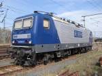 143 041-2 der RBH steht am 03.04.11 in Pirna.