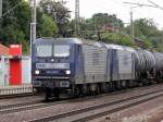 Am 24.09.2014 kamen die 143 038-7 (121)und die 143 554-4 (117) von der RBH aus Richtung Magdeburg nach Niederndodeleben und fuhr weiter in Richtung Braunschweig .
