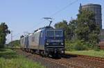 Lokomotive 143 273-1 und Schwesterlok am 13.08.2015 in Bottrop.