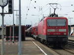 143 965 verirrte sich am 03.03.17 auf die Frankenbahn, an eine RB Osterburken - Stuttgart.