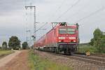 Mit der täglichen  HVZ-Verstärker -RB (Freiburg (Brsg) Hbf - Neuenburg (Baden)) fuhr am 16.09.2016 die 143 856-3  Hinterzarten  in Kürze in ihren vorletzten Zwischenhalt in