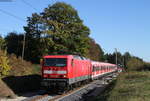 143 215-2 mit einer S2 nach Roth bei Moosbach 11.10.18