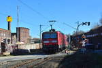 143 263 schiebt ihre RB27 durch Jüchen gen Grevenbroich.

Jüchen 25.02.2019