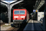 143065-1, mein Zug nach Guben, wartet am 24.9.2005 um 9.58 Uhr im Bahnhof Frankfurt an der Oder auf die Abfahrt.