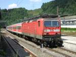 Werdohl 08.07.2007 Ruhr-Sieg-Bahn nach Siegen (143 234-3)