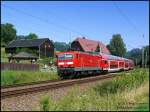 Einer der neuen S-Bahn-Zge der S-Bahn Dresden auf der Linie S1.