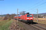 143 227-7 mit dem RE 15227 (Limburg(Lahn)-Frankfurt(Main)Hbf) bei Würges 29.3.21