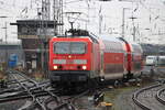 DB Regio 143 193 stellte am 02.01.2022 den RE7 Stralsund Hbf - Greifswald an Gleis 3 in Stralsund Hbf bereit.