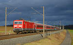 Am Mittwoch, 02.02.2022, wurden aus dem DB-Stillstandsmanagement in Leipzig-Engelsdorf mehrere Waggons des ehemaligen München-Nürnberg-Express nach Stuttgart überführt.