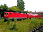 143 333-3 fhrt als S-Bahn in den HP Ltten-Klein ein; 070831 