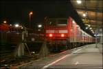 Um 7.22 steht die 143 290 mit der RB91 (RB 39158)  RUHR-SIEG-BAHN  in Siegen abfahrbereit. 