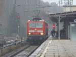 BR 143 809-2 heute auf RE 7 nach Wnsdorf-Waldstadt.