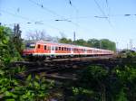 Letzte Woche fuhr ich nach Frankfurt. Da begenete mir die 143 321 mit RB15224 Aschaffenburg - Frankfurt (Main) in der Ausfahrt Kahl (Main)_08.05.08