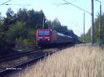 143 193 zieht den RB11 Cottbus und erreicht gleich Eisenhttenstadt.13.09.06