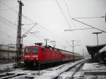 143 911 in Lehrte mit der RB Hildesheim-Hannover