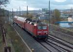 143 368-9 mit S3 nach Dresden Hbf am 13.11.04 nahe Freital.