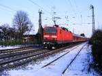 143 198 mit RB nach Aschaffenburg; 06. Jnner 2009 in Ffm-Mainkur