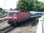 143 172 am 4.8.2009 am Nrnberger Rbf beim Verlassen des AW Nrnberg