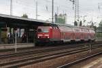 143 813-4 mit ihren Regionalexpress bei der Einfahrt in den Bahnhof Berlin Schnefeld. 17.10.09.