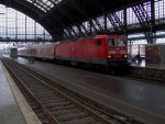 Eine BR 143 im Klner HBF.