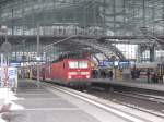 143 959-1 mit den S-Bahn Ergnzungsverkehr nach Berlin Ostbahnhof 16.01. in Berlin Hbf. Mit diesem Zug kam Bernhard zu unserem kleinen Treffen.