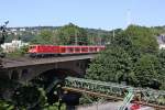 Die 143 611-2 in Wuppertal Sonnborn am 16,06,10