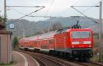 143 957 schiebt am 23.10.10 ihre RB nach Lichtenfels aus Breternitz heraus.