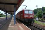 143 572-6 mit der RB nach Halle bei der ausfahrt in Eisenach (Rene)