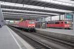 Selten geworden sind die Einstze der 143er in Mnchen: 143 846 am 26.09.10 mit einem Wiesnsonderzug aus Bamberg im Hbf der bayr.