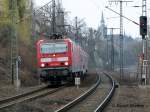 143 126 bei der Einfahrt in Dresden Cotta.