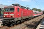 Die 143 905-8 mit der RB81 von Koblenz nach Trier in Salmtal am 10.09.2011