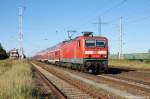 143 360 mit der RB21 (RB 18673) von Wustermark nach Potsdam Griebnitzsee in Satzkorn.