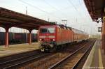 143 307-7 mit dem RE11 (RE 18225) von Frankfurt(Oder) nach Cottbus in Guben. 18.10.2011