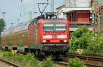 143 563-5 mit RE nach Leipzig in Dessau am 13.05.2009