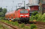 143 079-2 mit RB nach Halle/Saale in Dessau am 22.05.2009