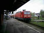 auf der Hllentalbahn, hier im Bf Kirchzarten, fhrt sie alle Planleistungen