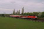 143 970-2 mit der S6 nach Kln-Nippes in Langenfeld (Rheinland) am 15.04.2012