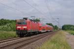 143 009-9 mit der RB 27 nach Koblenz Hbf in Menden (Rheinland) am 02.06.2012