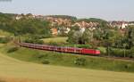 143 *** mit der RB 19290 (Ulm Hbf-Geislingen(Steige) bei Lonsee 18.6.12