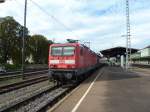 Hier ist 143 810-0 mit ihrer RB von Neuenburg am Rhein nach Mllheim (Baden).