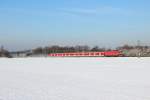 143 045-3 mit der S6 (Essen Hbf - Kln-Nippes) in Langenfeld (Rheinland) am 08.12.2012