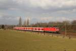 143 583-3 mit der S6 (Essen Hbf - Kln-Nippes) in Langenfeld (Rheinland) am 17.02.13