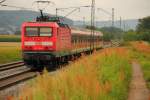 143 154-3 DB Regio bei Bamberg am 25.07.2011