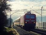 Am 30.12.13 zog die 143 922 ihre RB 19322 von Geislingen (Steige) nach Stuttgart Hbf.